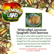 Load image into Gallery viewer, Wildcrafted Gracilaira gold seamoss